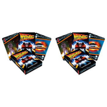 108pc Aquarius Back To The Future Playing Cards 4y+