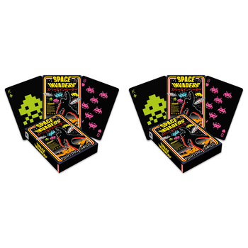2PK Aquarius Space Invaders Playing Cards Standard Deck