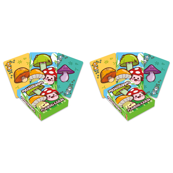 108pc Aquarius Mushroom Playing Cards Poker Deck 14+