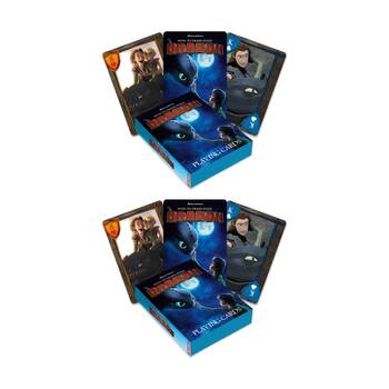 2PK  Aquarius How To Train Your Dragon Playing Cards Deck Game Fun Gift