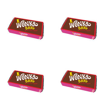 4PK Aquarius Willy Wonka Bar Premium Playing Cards 6x9cm - Assorted
