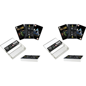 108pc Aquarius Pink Floyd Dark Side Of The Moon Cassette Playing Cards 4y+
