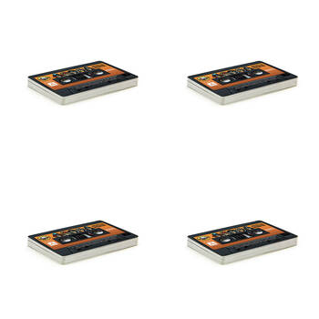 4PK Aquarius Guns N' Roses Cassette Playing Cards 6.35x8.89cm - Assorted