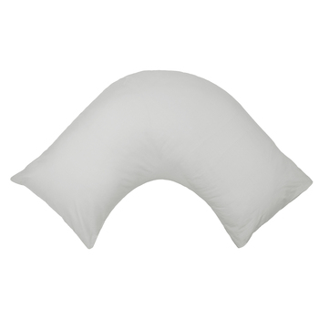 Algodon V-Shaped Pillowcase 300TC Cotton Silver