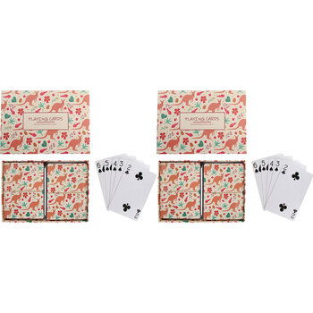 2PK LVD Skippy Paper Playing Cards 2-Deck Poker Game w/ Box