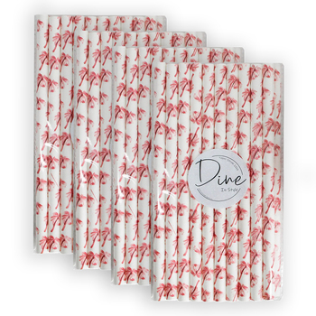 80pc LVD Paper Straw Palms