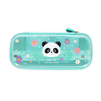 Legami Wonderwow Pencil Case Stationery Organiser 50x23cm Green Panda