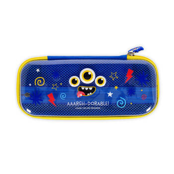 Legami Wonderwow Pencil Case Stationery Organiser 50x23cm Blue Monster