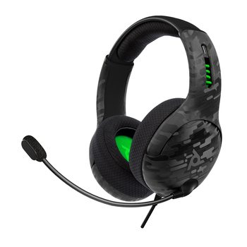PDP Gaming LVL50 Wired Stereo Gaming Headset for Xbox Black Camo