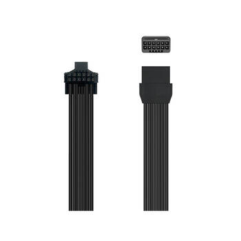 Cruxtec PE5-124B-30BK 600W PCLE 5.0 GPU Power Extension Cable Type-B Black