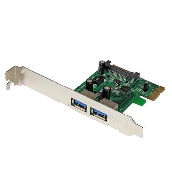 Star Tech Dual Port 5Gbps USB 3 PCIe Controller Card w/ UASP