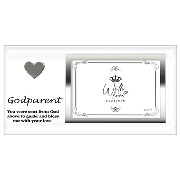 Godparent Heart Frame 6x4 Inch Keepsake Novelty Photo Frame