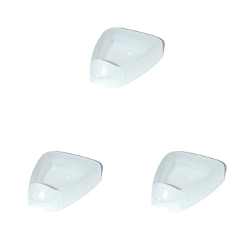 18pc Homeleisure Pot Feet White Planter Outdoor Garden 