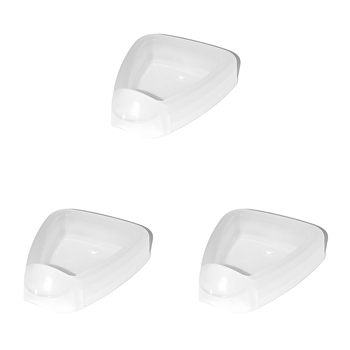 18pc Homeleisure Pot Feet Clear Planter Outdoor Garden 
