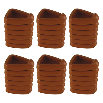 6PK 6pc Homeleisure Pot Feet Terracotta Outdoor Garden 