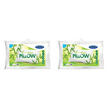 2PK Jason Medium Sleeping Pillow Home Bedding - White