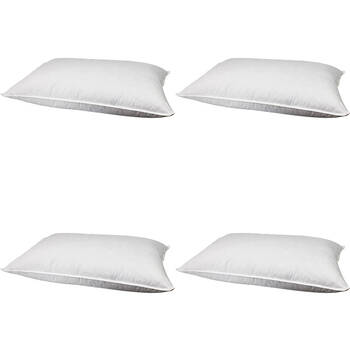 4PK Jason Commercial Feather & Down Bedroom Sleeping Pillow 48x73cm