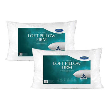 2PK Jason Commercial J-Dream Loft Pillow Firm Standard 48x73cm - White