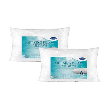 2PK Jason Commercial J-Dream Loft King Medium 1100gm Pillow 50x90cm