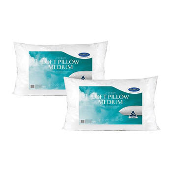 2PK Jason Commercial J-Dream Loft Pillow Medium Standard 48x73cm - White
