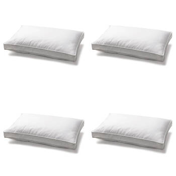 4PK Jason Commercial Microloft Bedroom Sleeping Pillow 48x73cm