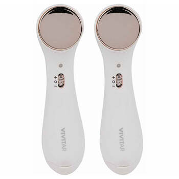 2PK Vivitar Portable Ionic Facial Massager - White