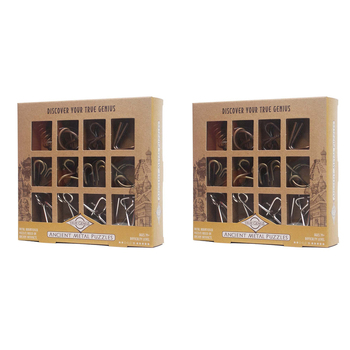 2PK 12pc Project Genius Metal Ancient Collection Kids Puzzle 14y+