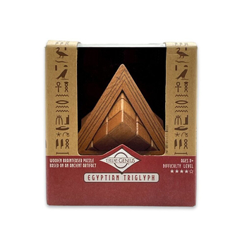 Project Genius 12.7cm Egyptian Triglyph Puzzle Solving Toy 8y+