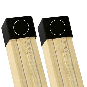 2PK Frames & Hangers Wall Art Magnetic Wooden Poster Hanger 30cm Natural