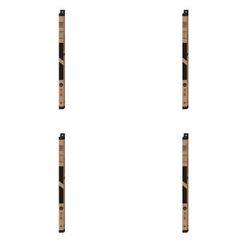 4PK Impact Merch Wooden Magnetic Hangers 25x61cm - Black Boxed