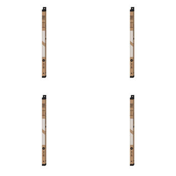 4PK Impact Merch Wooden Magnetic Hangers 25x61cm - White Boxed