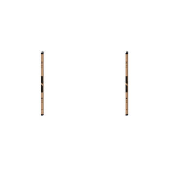 2PK Impact Merch Wooden Magnetic Hangers 25x92cm - Black Boxed