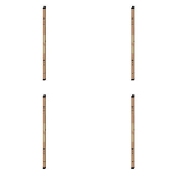 4PK Impact Merch Wooden Magnetic Hangers 25x92cm - Natural Boxed