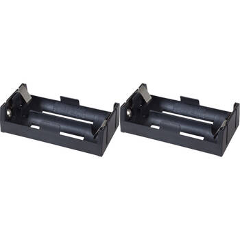 2PK DOUBLE 18650 BATTERY HOLDER