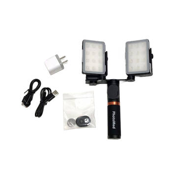 Photomed R2-S Dual Point Ball Head Flash Bracket Kit For Sony Cameras