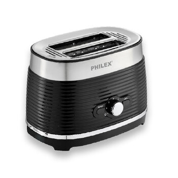 Philex 2-Slice Retro Electric Bread Toaster 815W - Black