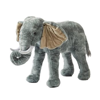 Jiggle & Giggle Large Standing Elephant Kids Plush Toy 3y+