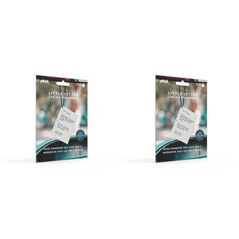 2PK Pikkii Little Letter Hanging Car Air Freshener 12cm