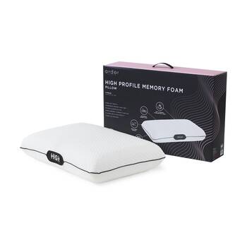 Ardor 250GSM High Profile Soft and Durable Memory Foam Pillow White