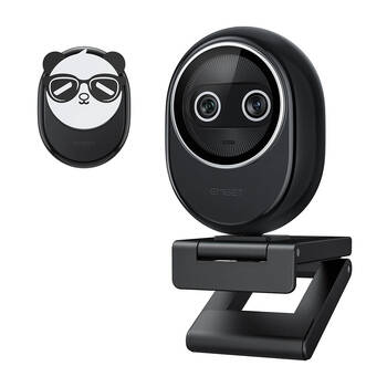 EMeet Piko+ Dual-Camera AI-Powered 4K Webcam 4.3x5.6cm - Black
