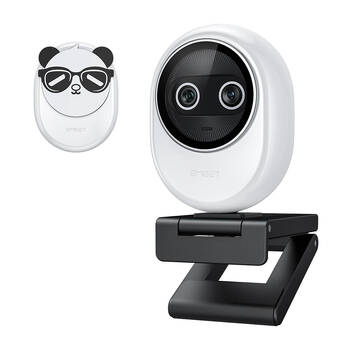 EMeet Piko+ Dual-Camera AI-Powered 4K Webcam 4.3x5.6cm - White