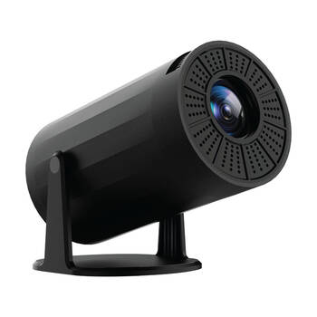 Laser Multi-Angle 1080p Android LED Compact Projector HD Resolution Black