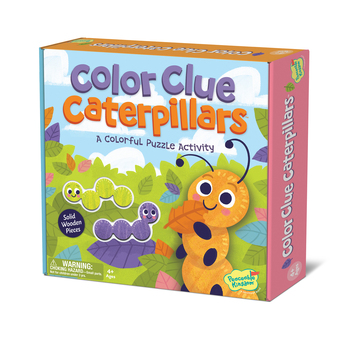Peaceable Kingdom Color Clue Caterpillars Kids/Children Puzzle Game 4y+