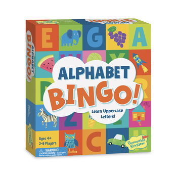 Peaceable Kingdom Alphabet Bingo Game Children's Board Game 5y+