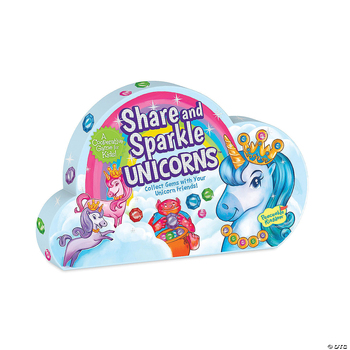 Peaceable Kingdom Share & Sparkle Unicorns Cooperative Kids Game 4y+
