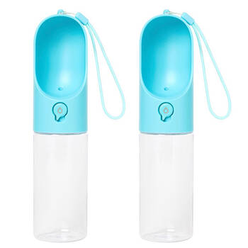 2PK Petkit 400ml Eversweet Travel One-Touch Pet Bottle S400 - Blue