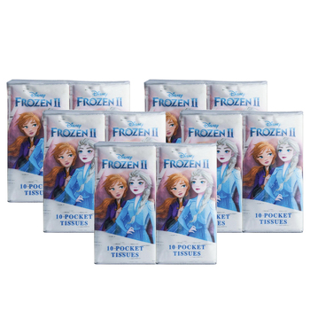 20 x10pc Frozen 2 Pocket Travel Facial Tissues