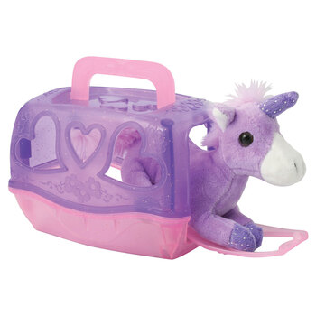 Fumfings Novelty 7318 Unicorn Carry Case Critter 14cm - Assorted