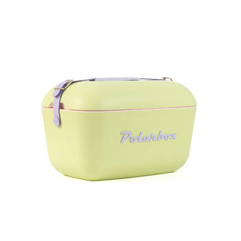 Polarbox Pop Insulated 12L Food Drink Cooler Box 39.3x25.9x24.3cm Lime/Lilac