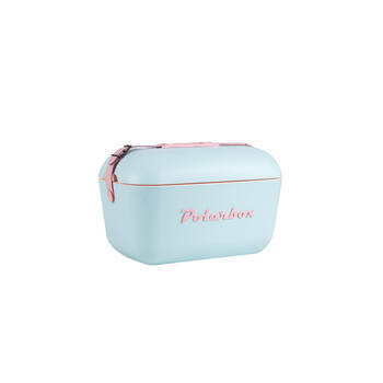 Polarbox Pop 20L Insulated Cooler Box w/ Adjustable Strap - Sky/Rose